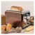 BFGRDDW Toaster 2 Slice, Rose Gold Stainless Steel Retro with Defrost Bagel Cancel Function