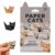 BFRAHD 3D Origami Paper Cat Kit-50 Pre-Cut Sheets with Easy Fold Lines for DIY Desk Decor | Creative Crafts,Unique Stocking Stuffers&Fun Gift for Cat Lovers