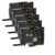 BGGJJ 5PK Label Tape Compatible with TZe-334 12mm on Black for PT-1000 PT-H101C Label Makers