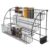 BGSHKAL 3 Tier Spice Rack Spice Rack Organizer for Cabinet, Black