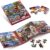 Biarek Fire Truck & Rescue Magnetic Puzzles for Kids 3-5, 75-Piece Set