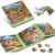 Biarek Playground Magnetic Puzzles for Kids 3-5, 75-Piece Travel Set