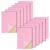 Biaungdo Pink Self Adhesive Felt Sheets, 8 x 12 Inch, 12 Pcs