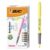 BIC Brite Liner Grip Pastel Highlighter Set, Chisel Tip, 12-Count