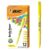 BIC Brite Liner Highlighters, Chisel Tip, School Supplies for Students and Teachers, Ideal for Notes and Textbooks, 12-Count Pack in Yellow