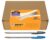 BIC Cristal Xtra Smooth Ballpoint Pen, Medium Point 1.0 mm, Easy-Glide Ink, 50-Count Pack in Black and Blue Ink