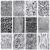 Bicemend 12 Leopard Print Stencils, Reusable Painting Stencil for Crafts