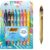 BIC Gelocity Quick Dry Ocean Themed Gel Pens, Medium Point (0.7mm), 8-Count Gel Pen Set, Colored Gel Pens for Note Taking and Journaling