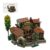 BICRKTOMXY Architecture Terrace Pizzeria House Building Set, 4311PCS