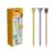 BIC Vibbies Graphite HB Pencils with Animal Figurine Erasers and Shock-Resistant Lead in 3 Barrel Colours – Pack of 6