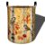Bidesk Autumn Bird Laundry Basket, Warm Rustic Waterproof Fabric Hamper with Handles, Birch Forest Decorative Design for Apartment Closet, 19.7×15.7 Inch Foldable Clothes Organizer Gifts