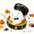 Bidobibo Halloween Spooky Glitter Dumpling Squishies Toys, Dumplings Stress Balls for Adults Fidget Toy with Steamer, Cute Halloween Decor Ghost Bao Bun Squishes for Anxiety Relief (Ghost)