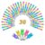 BieFuDan 30 Piece Bear Stackable Pencils, 5 in 1 Cute Plastic Fun Pencil