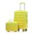 BIFULDYO 2 Pcs 20″ Luggage w 14″ Cosmetic Bag, HardShell, Modern Colors