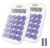 Big Button Calculator, Pastel Calculator (W-Purple,2 Pack)