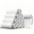 Big Clear Bags Trash Bags Unscented Trash Bags Plastic Trash Can Liners, Garbage Bags for Bathroom, Bedroom, Office, Kitchen, Bathroom