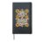 Big Fan Of Human Rights Retro Sunflower Equality Hardcover Journal, Black