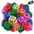 Big Foam Dice Set 24 Pack, 1.5 Inch Large Colorful Jumbo Dice for Kids – Non-Toxic, Soft Foam Cubes for Classroom Math & Party Supplies | Family Game Night, Ages 3+ – Playbees