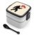 Bigfoot Heart Balloon Sasquatch Bento Box Adult Lunch Box Containers