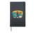 Bigfoot Retro Surfing Gift for Shaka Aloha Surfer Dude Hardcover Journal, Black