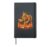 Bigfoot turkey pizza thanksgiving day fall sasquatch kids Hardcover Journal, Black