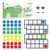 Big Magnetic Ten Frame Set, Opret 52 Pieces Math Manipulatives for Elementary, Kindergarten Classroom Must Haves Math Games with Storage Bag, Ages 5+, 4 Frames, 44 Counters, 2 Plus and 2 Minus