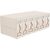 BigPonPon 6 Pack Bed Sheets Organizers And Storage,Sheets Set Folder Keeper with Handle,Foldable Bedding Storage Box For Linen Closet,Duvet Cover(King Size-3.7 Gal,Beige)