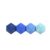 BiiSaa D20 Silicone Magnetic Balls, 4 Textured Sensory Dice with EVA Case