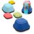 Bijou Play Stepping Stones – Balance Stepping Stone Kit for Kids and Toddlers, 5-Piece Set, Indoor and Outdoor Kids Blance Blocks in 5 Colors, Ages 3 and Up, Max 175 lbs
