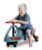Bijou Play SwiviGo Wiggle Car for Kids – Shuffle Cart Ride on Toy with No Pedals, Batteries, or Motor, Durable Steel Steering System, Non-Skid Wheels, Indoor Outdoor Use, Ages 3 and Up
