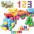 Bilingual Magnetic Building Blocks for Ages 3+, 52pcs Magnetic Stacking Cubes with 312 Words, Alphabet, Numbers, Colors, Autism Montessori Toys, Preschool STEM Educational Sensory Magnet Toys Gifts