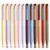 bimolon 12 Pack Aesthetic Gel Pens, 0.5mm Fine Point Retractable Colored Ink Pens, Quick Dry Smooth Writing Pens for Journaling, Planner, School, Office, Note Taking (12ct)