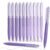 bimolon Gradient Purple Gel Pens Set, Smooth Writing Quick Dry Black Ink Pens with Soft Comfort Grip, 10ct Retractable Fine Point Pens for Journaling, School, Office, Notes (Purple)