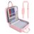 Binder Bag, 3 Inch Waterproof Multi Compartment Zipper Case, Messenger