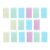 Binder Dividers 80 Sheets A6 Refill Paper Assorted Colors for Notebook Journal Planner