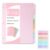 Binder Dividers with 8 Tabs, Plastic Dividers for 3 Ring Binder, 3 Hole Punch Dividers Aesthetic Notebook Dividers with Multicolor Tabs for Document Organizer Office School Supplies,Pink