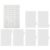 Binder Index Dividers 7 Sheets 6 Ring Pp Frosted Insert Pages