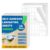 Binditek 20 Pack Self-Adhesive Laminating Sheets, 9.25 x 12 Inches for Letter Size, Easy Peel Backing with Grid Lines, 3 Mil Thick, No Heat or Machine Needed, Clear Glossy Finish