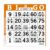 Bingo Pushout Paper Sheets – 1 Face, 4″ x 4″ – Pack of 500 Die Cut Bingo Cards – Recyclable Paper for Seniors, Adults & Community Events (Orange)