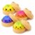 Binkahui 4 PCS Mystery Tie Dye Dumpling Squishies with Steamer Box, Soft Stretchy Bao Bun Stress Relief Balls, Sensory Fidget Squeeze Toys for Anxiety Relief, Decompression Desk Toys