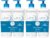 Bioderma Atoderm Ultra Cream Duo Pack,Hydrating Body Moisturizer for Normal to Dry Sensitive Skin 16.9 Fl Oz,(Pack of 4)