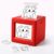 Bioetva AI Smart Sticker Printer with Display, Portable Thermal Inkless Printer, Voice Control Mini Printer with 5 Paper Rolls, Wireless Pocket Printer for DIY Crafts and Creative Printing