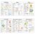Biology Classroom Posters, 6 Laminated Cell and Genetics Study Charts