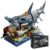 Biomimetic Machinery Series Animal Mechanical Diorama Building Toy Set, Movable Biomimetic Animal Building Block Model with Gear Linkage Scene Base, Collectible Display Decor for Home Office(1144+)