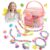 BIRANCO. Deluxe Beading Set with 350+ Pop Beads Include Butterfly, Bee, Dragonfly with Transparent Wings, and Ladybug Jewelry Making Kit for Kids Ages 3-8