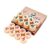Birchwood Chinese Chess Set Xiangqi with Leather Chessboard in Hard Paper Box