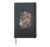 Birds and Flowers – Cottagecore Hardcover Journal, Black