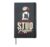 Bird Watching Stud Puffin Funny Birder Gift Hardcover Journal, Black