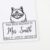 Birman Cat This Book Belongs to Stamp, Duo Hand Mount, 1-5/8 Square