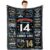 Birthday Gifts for Boys,Super Soft and Warm Happy Birthday Blanket,Boy Birthday Gift Ideas,Best Present for Boy,Warm Flannel Throw Blankets Birthday Decorations for Boys (60 * 50, 14th)